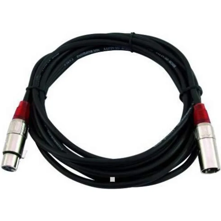 Omnitronic Kabel MC-30R,3m,rot,XLR m/f,symm.