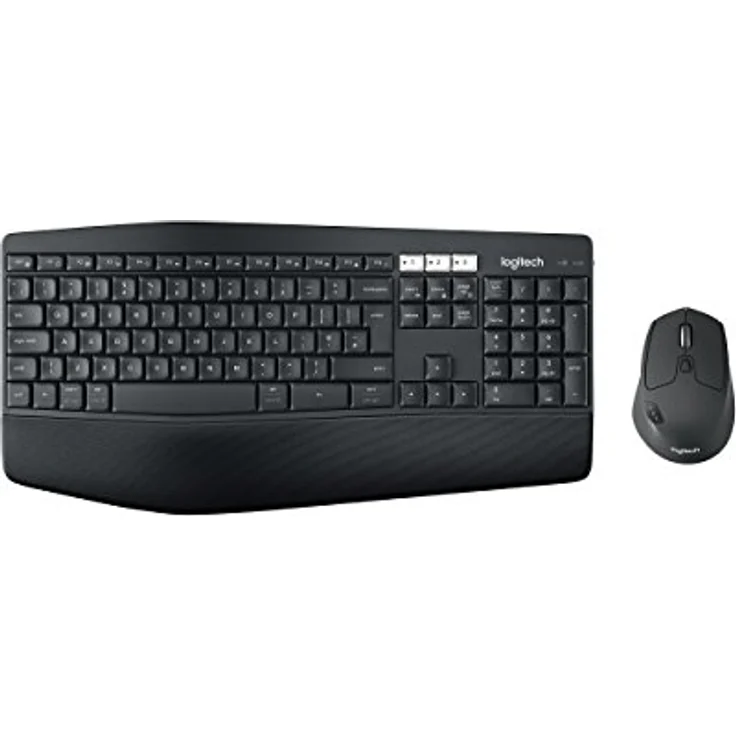 Logitech MK850 Performance Kabelloses Tastatur-Maus-Set, Bluetooth & 2.4 GHz Verbindung via USB-Empfänger, Multi-Device, 24 bis 36-Monate Akkuleistung, Handballenauflage, Italienisches QWERTY-Layout – Bild 1