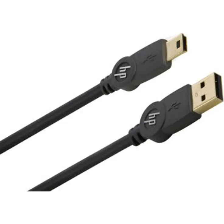 Monster HP 122311 HPM 700 Mini USB auf USB Kabel (0,15 Meter) schwarz