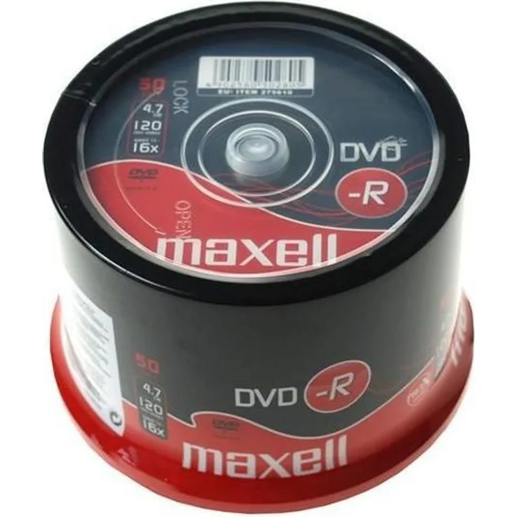 50 Maxell DVD-R 4,7 GB 16x print Cake - Preisvergleich