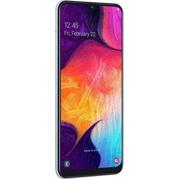 Samsung Galaxy A50 Smartphone 16,26cm (6,4 Zoll) Super AMOLED-Display, 128GB interner Speicher, 4GB RAM, Dual-SIM, Android, White – Bild 2