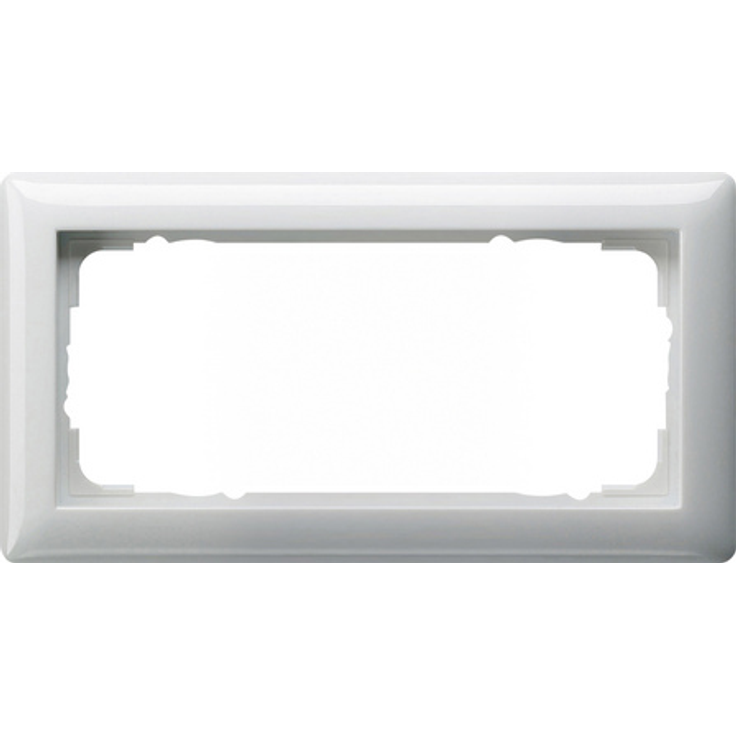 Gira Rahmen 2f.rws-gl 100203 o. Mittelsteg Standard 55 Abdeckrahmen 4010337001607