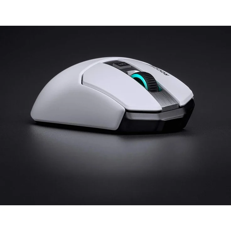 Roccat Kain 202 AIMO RGB Gaming Maus (16.000 DPI Owl-Eye Sensor, Kabellos, Titan Click Technologie), weiß – Bild 3