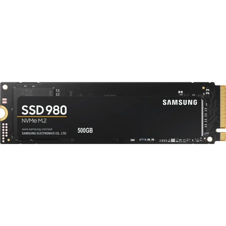 Samsung 980 MZ-V8V500BW - Solid-State-Disk - verschlüsselt - 500 GB - intern - M.2 2280 - PCI Express 3.0 x4 (NVMe) - 256-Bit-AES - TCG Opal Encryption (MZ-V8V500BW) – Bild 1