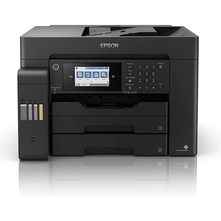 Epson EcoTank ET-16600 4-in-1 Tintenstrahl-Multifunktionsgerät (Drucker, Scanner, Kopierer, Fax) Auflösung: 4800 x 2400, USB, LAN, WLAN, Mopria, AirPrint, Cloud Print (C11CH72401) – Bild 6