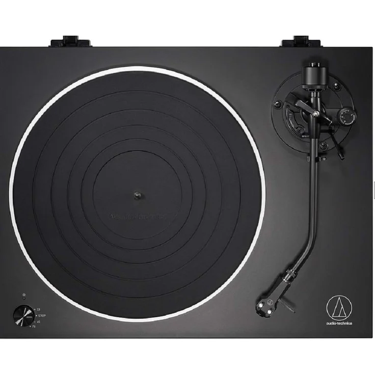 Audio-Technica AT-LP5X Plattenspieler, hohe Zugfestigkeit, Manueller Plattenspieler mit Direktantrieb, schwarz – Bild 1