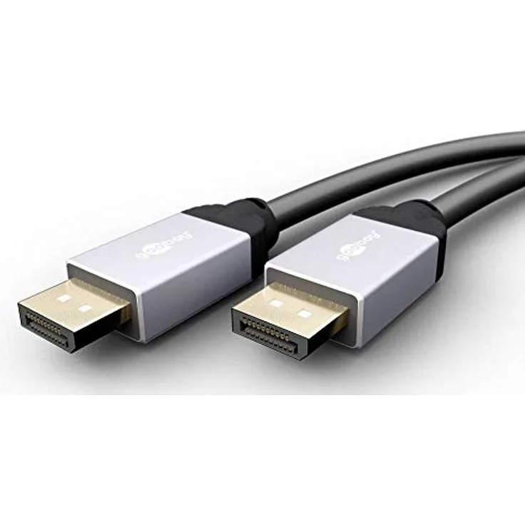 Goobay Plus DisplayPort Anschlusskabel, 3 m - DisplayPort-Stecker > DisplayPort-Stecker (72188)