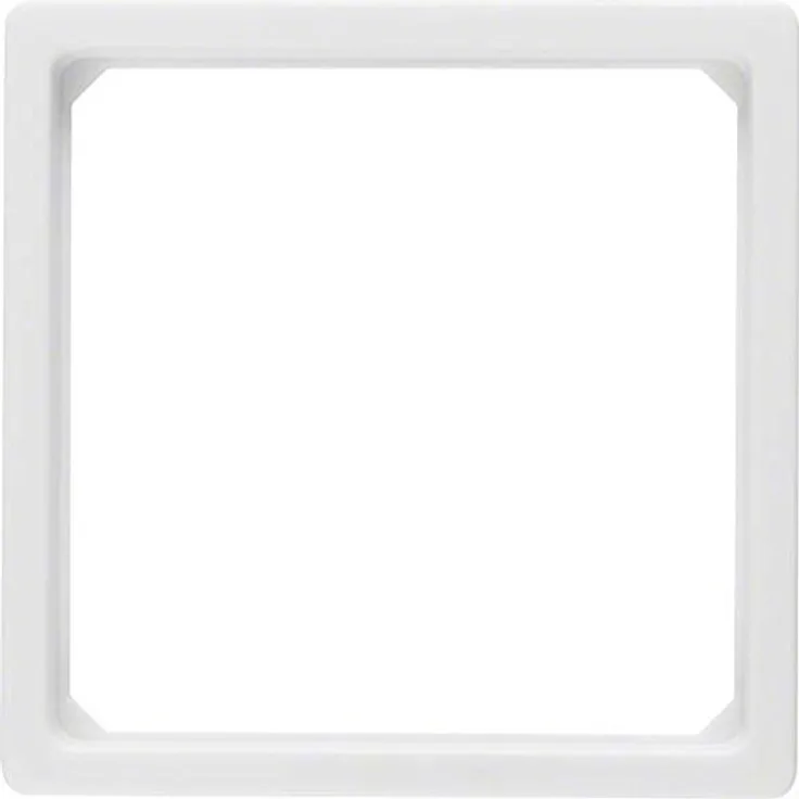 Hager Q.1 – Rahmen Stahl 50 x 50 weiß Polar