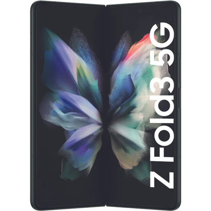 Samsung Galaxy Z Fold 3 5G Smartphone 19,3cm (7,6 Zoll) AMOLED-Display, 512GB interner Speicher, 12GB RAM, Android 11, Phantom Green – Bild 1