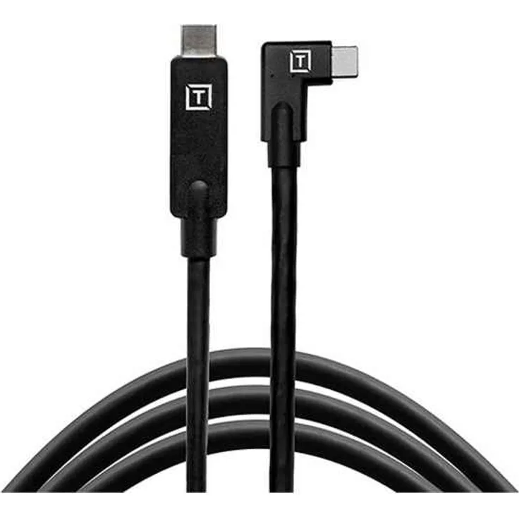 Tether Tools TetherPro USB-C auf USB-C rechter Winkel schwarz