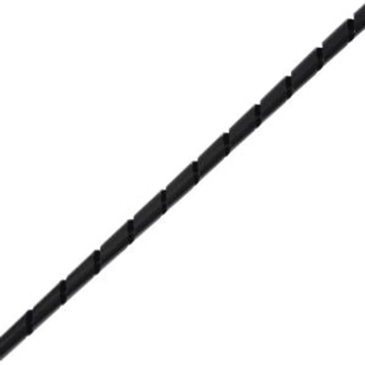 helos Spiral-Kabelschlauch 4 - 50 mm, 10 m schwarz (zuschneidbar), zum Bündeln von Kabeln (129259) – Bild 1