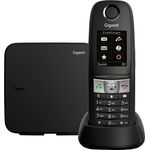Gigaset E630 A DECT-Schnurlostelefon mit Anrufbeantworter, wasserdicht, staubgeschützt, stoßfest, schwarz