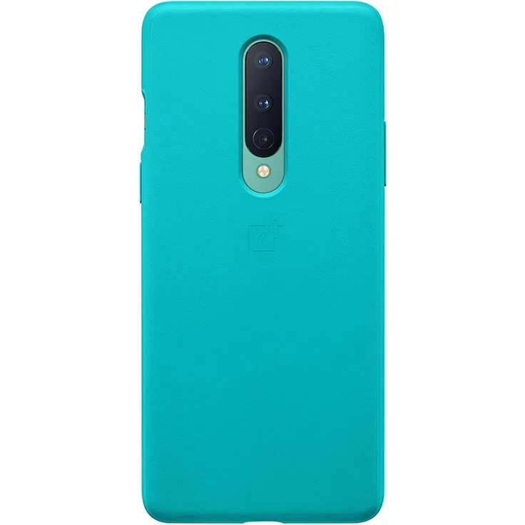 OnePlus Sandstone Bumper Case, geeignet für OnePlus 8 5G, Handy-Schutzhülle, cyan