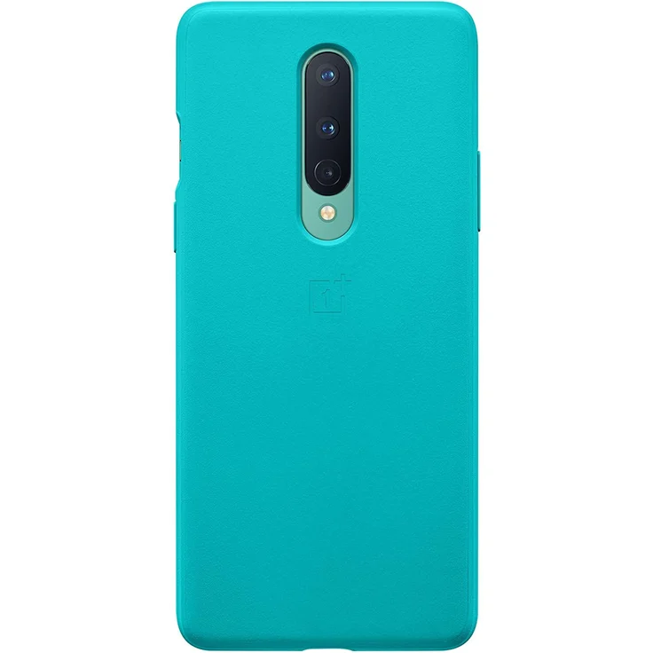 OnePlus Sandstone Bumper Case, geeignet für OnePlus 8 5G, Handy-Schutzhülle, cyan