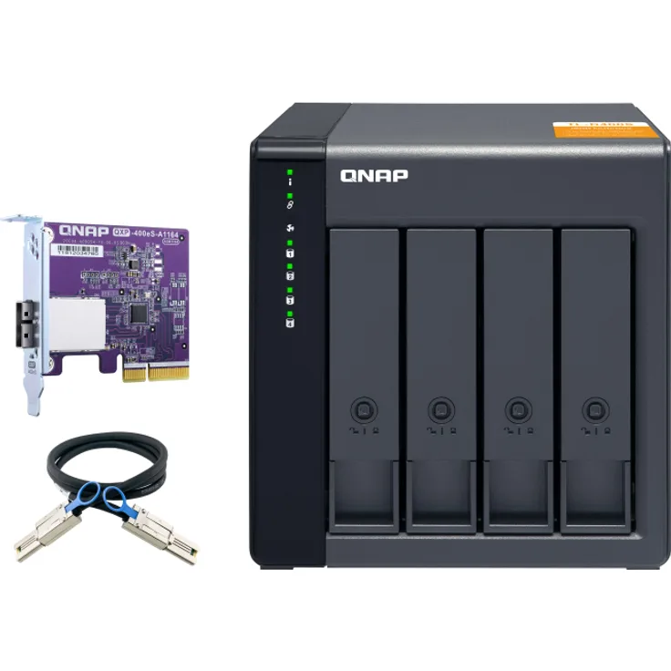 Qnap TL-D400S 4 Bay Desktop JBOD Speichergehäuse