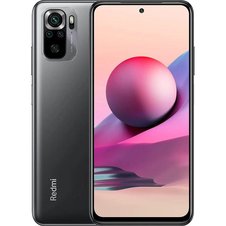 Xiaomi Redmi Note 10S Smartphone 16,33cm (6,43 Zoll) AMOLED-Display, 128GB interner Speicher, 6GB RAM, Dual-SIM, Android, Onyx Gray – Bild 1