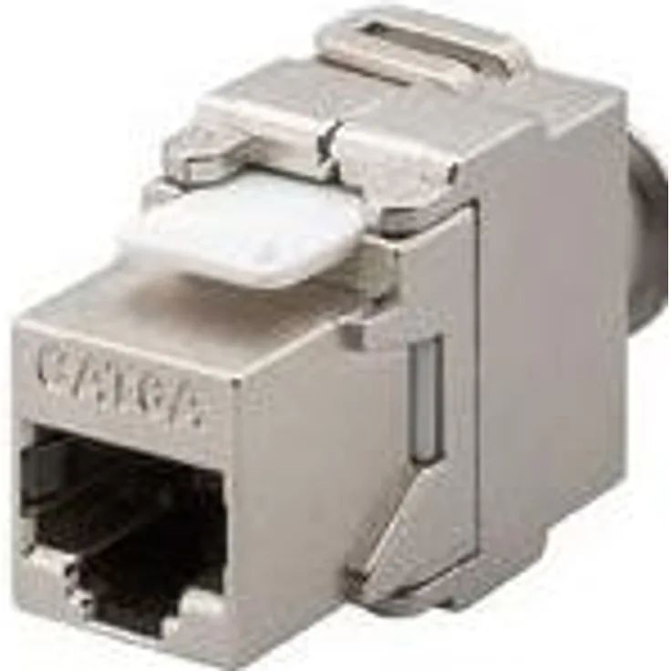 Microconnect KEYSTONE-10 Netzwerkverbindungsmodul - Netzwerkverbindungsmodul (grau, RJ-45, IDC, weiblich, E5 MHz)