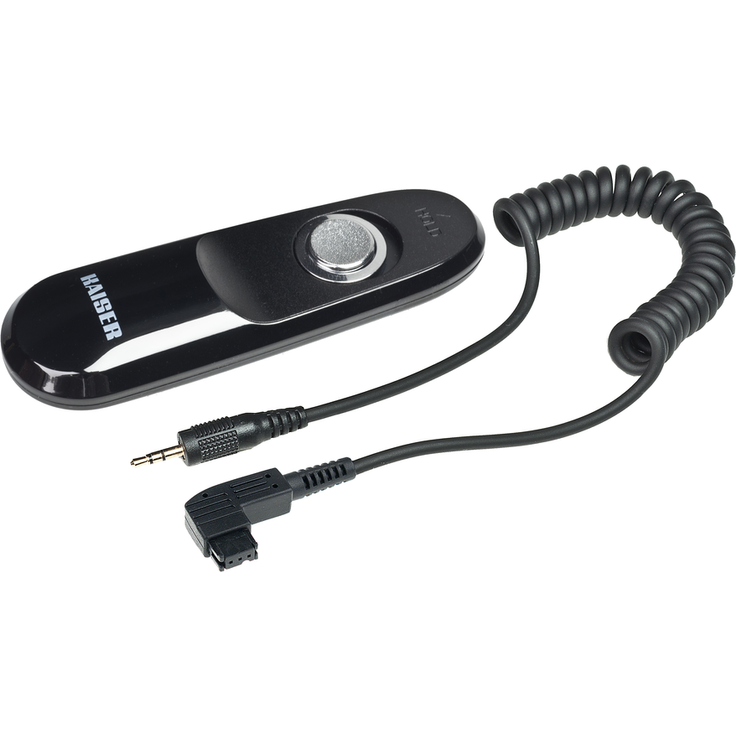 Kaiser Fototechnik 6191 MonoCR-S1 Kabel-Fernauslöser (3-polig) für Sony Alpha 35-37-55-65-77-580 (ersetzt Sony RM-S1AM) schwarz