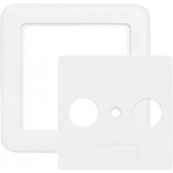 Axing TZU 2-10 BK-Steckdosen-Abdeckung, zweiteilig, TV-R für Antennendose BSD 4-xx, BSD 21-xx - Preisvergleich – Bild 1