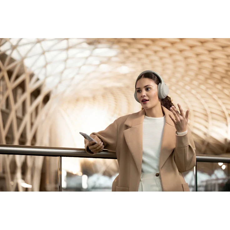 Sony WH-1000XM4 kabellose Bluetooth Noise Cancelling Kopfhörer (30h Akku, Touch Sensor, Schnellladefunktion, optimiert für Amazon Alexa, Headset mit Mikrofon) Silber – Bild 10