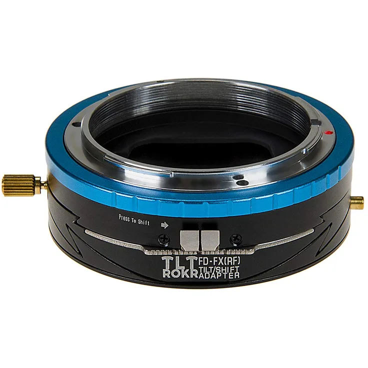 Fotodiox Pro TLT ROKR Tilt/Shift Lens Mount Adapter, kompatibel mit Canon FD & FL 35mm SLR Objektiven auf Fujifilm Fuji X-Serie spiegelloses Kameragehäuse