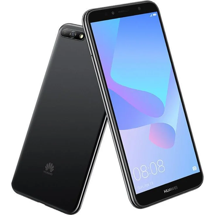 Huawei Y6 (2018) Smartphone 14,48cm (5,7 Zoll) Display, 16GB interner Speicher, 2GB RAM, Dual-SIM, Android, Schwarz – Bild 2