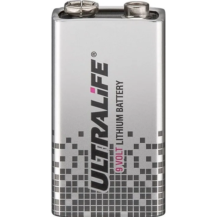 Ultralife - U9VL-J / SLM9V / CR9V - 9 Volt 1200mAh Lithium-Mangandioxid
