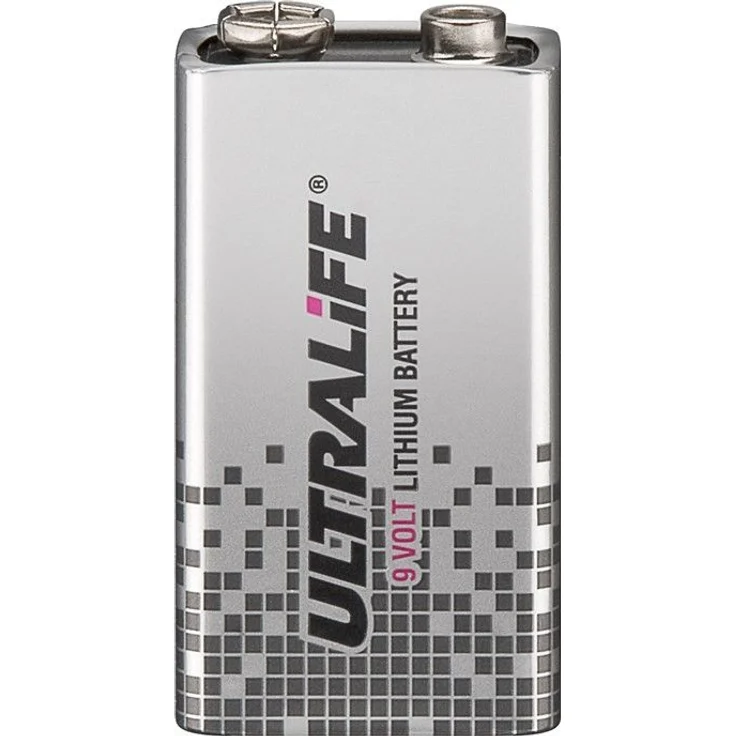 Ultralife - U9VL-J / SLM9V / CR9V - 9 Volt 1200mAh Lithium-Mangandioxid