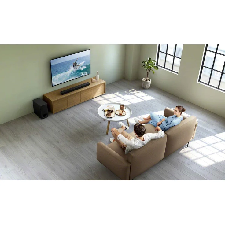 Sony HT-S350 2.1 Soundbar mit Subwoofer, kabellos/kabelgebunden, geeignet für TV, schwarz (2019) – Bild 16
