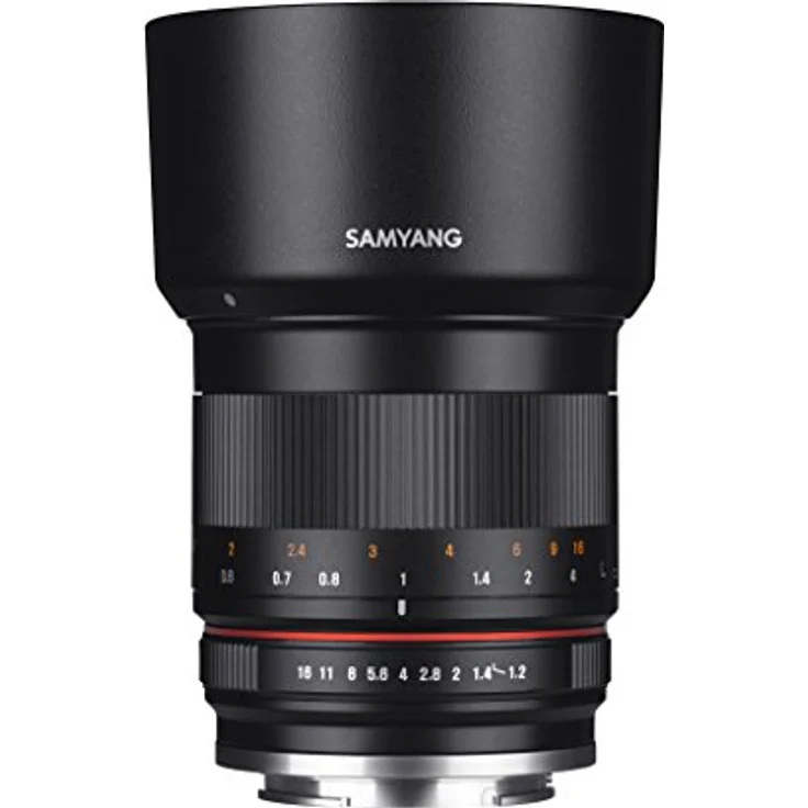 Samyang MF 50mm F1.2 APS-C Sony E schwarz - manuelles Foto Objektiv mit 50mm Festbrennweite für APS-C Kameras mit Sony E-Mount, ideal für Portrait, sanftes Bokeh, kompakt und leicht – Bild 2