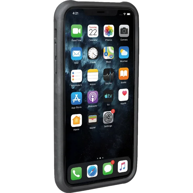 Topeak Handyhülle & Halterung RideCase Kompatibel mit Apple iPhone 11 Pro Max, Schwarz