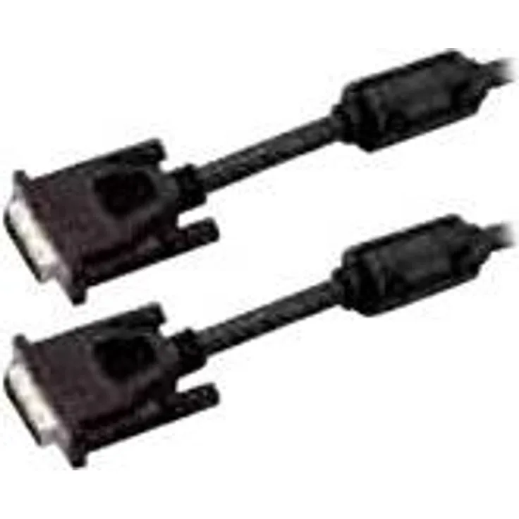 Bachmann - DVI-Kabel - DVI (S) bis DVI (S) - 5 m - Schwarz
