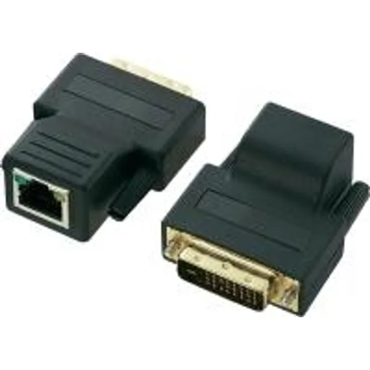 DVI Extender (Verlängerung) über Netzwerkkabel RJ45 70 m 1920 x 1200 Pixel