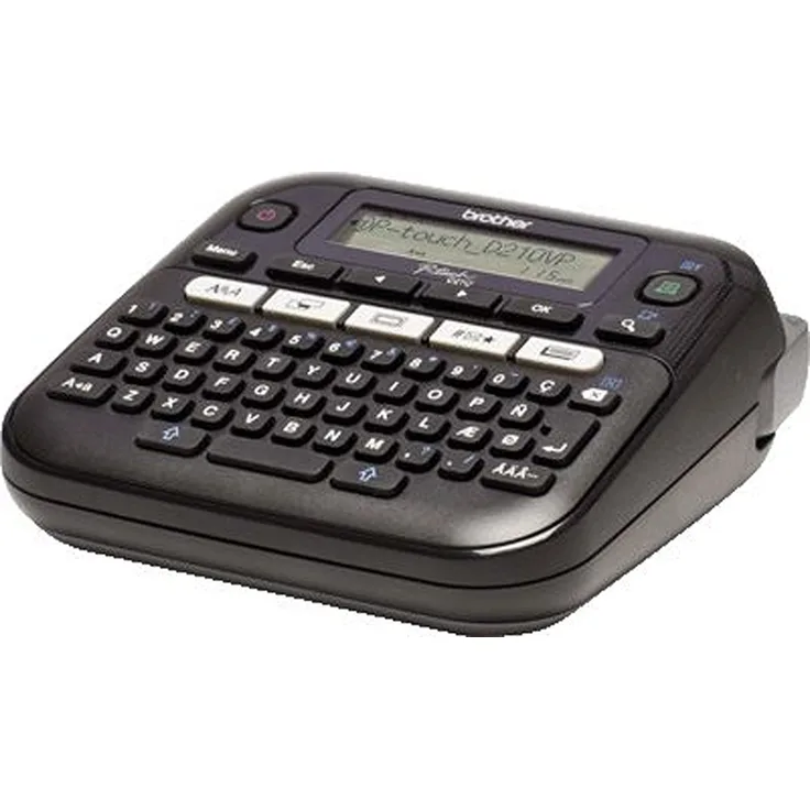 Brother PT-D210VP Beschriftungsgerät inklusive Netzadapter und Transportkoffer (für 3,5 bis 12 mm breite TZe-Schriftbänder, bis zu 20 mm-Sek. Druckgeschwindigkeit)