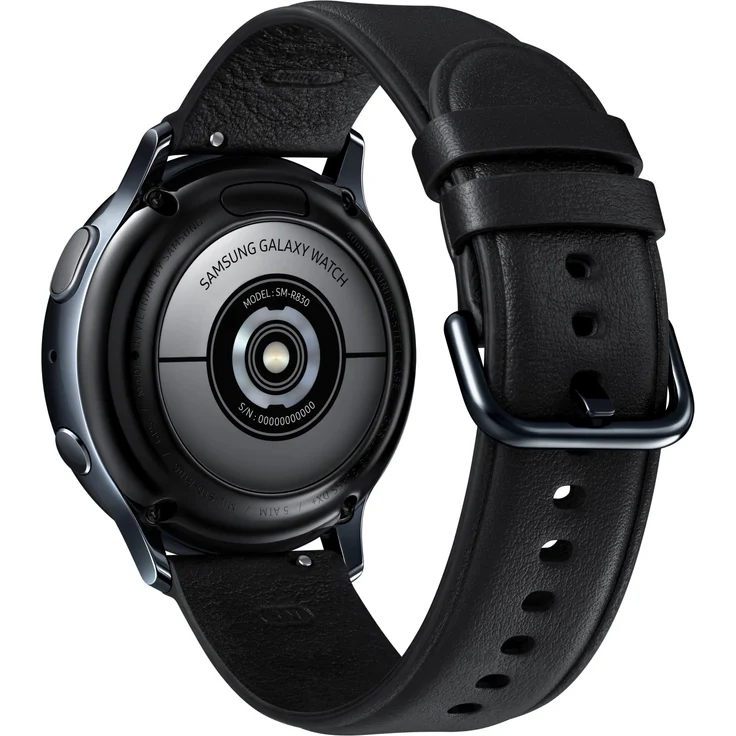 Samsung Galaxy Watch Active 2 Smartwatch GPS, Unisex, 40mm, Edelstahlgehäuse, Schwarz – Bild 4