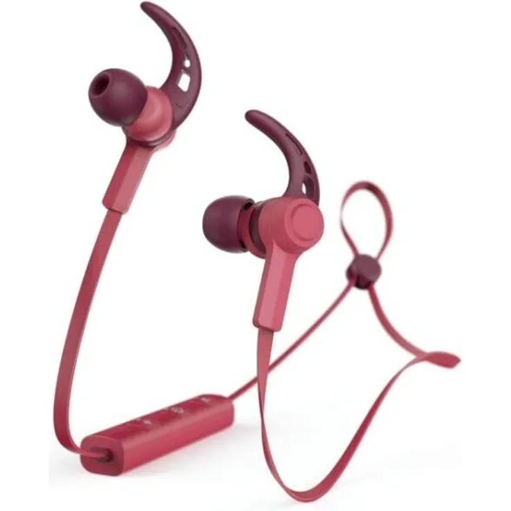 Hama Connect In-Ear Kopfhörer, mit Bluetooth, Mikrofon, rot