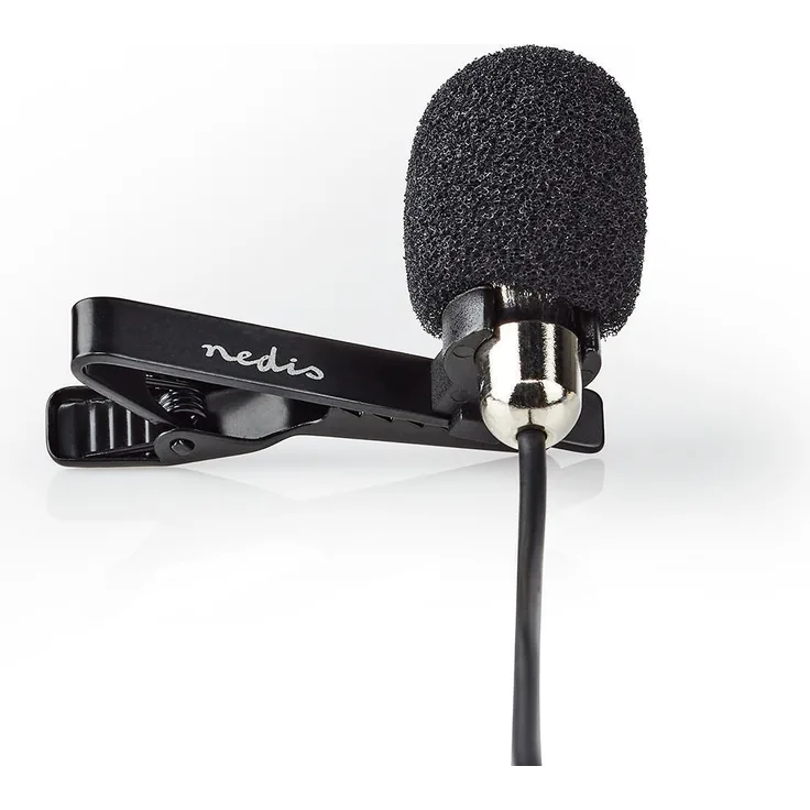 Nedis Kabelgebundenes Mikrofon | Clip-On | Lavalier | 3,5 mm | Metall