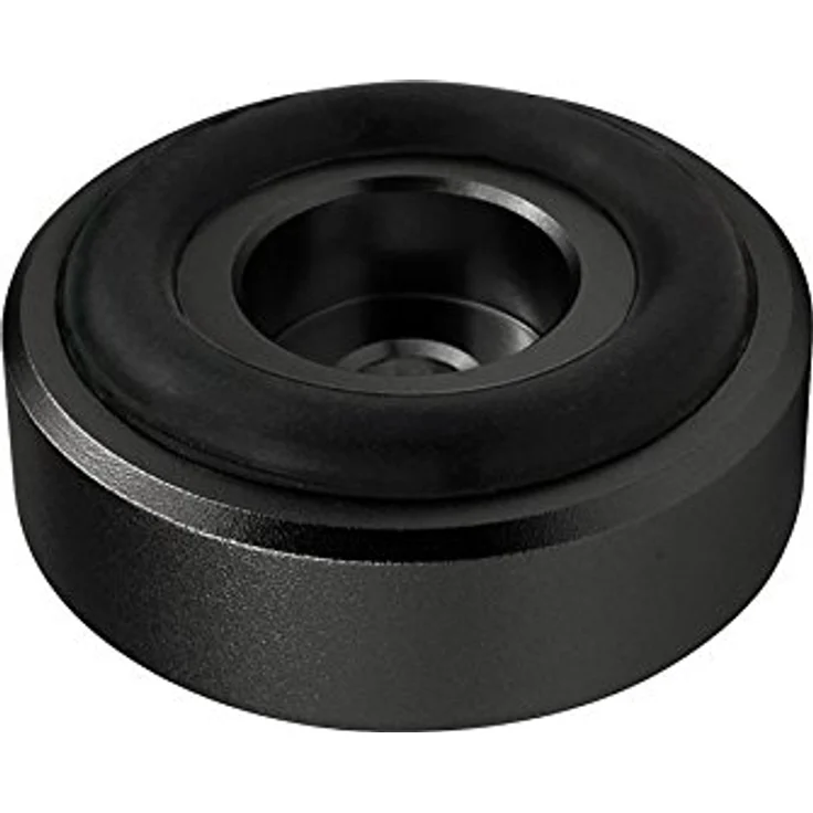 DynaVox 207272 Aluminium Gerätefüsse midi 4er-Set schwarz – Bild 1
