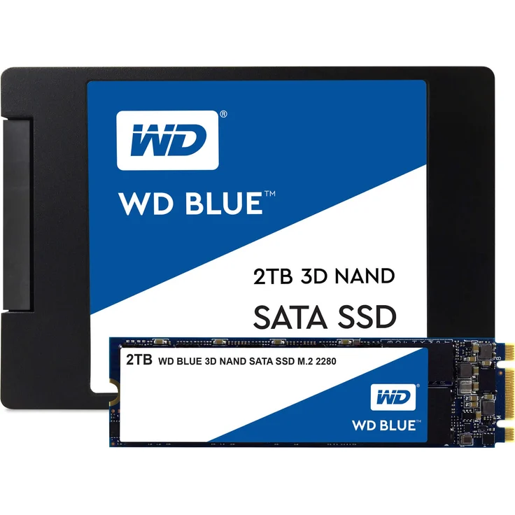 WD Blue 3D NAND SATA SSD WDS200T2B0B - Solid-State-Disk - 2 TB - intern - M.2 2280 - SATA 6Gb/s (WDS200T2B0B) – Bild 4