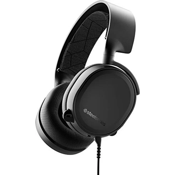 SteelSeries Arctis 3 (All-Platform Gaming Headset, für PC, PlayStation 4, Xbox One, Nintendo Switch, VR, Android und iOS) schwarz – Bild 1