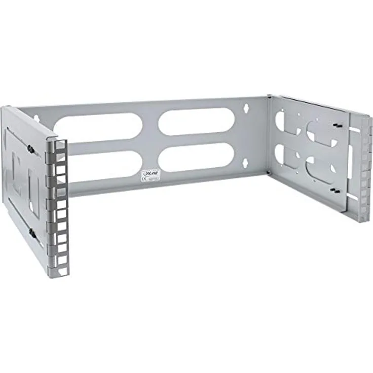 InLine 19'' Rack zur Wandmontage, 4HE, 24-40cm Tiefe, Grau
