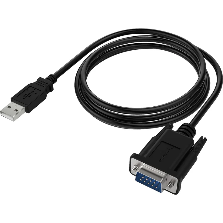 Sabrent Serial - Kabel USB 2.0 zu Seriell (9-polig) DB-9 RS-232 Adapterkabel 6ft(182cm) Kabel [FTDI Chipsatz] (CB-FTDI) – Bild 1
