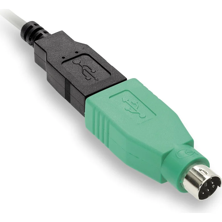 CHERRY WheelMouse Optical - Kabelgebundene USB Maus - Symmetrisches Design - PS-2 Adapter - Langlebig - Schwarz – Bild 4