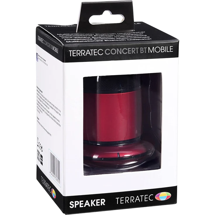 Ultron TerraTec Concert BT Mobile Bluetooth Lautsprecher rot – Bild 3