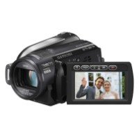 Panasonic HDC-HS200 EG-S Full HD-Camcorder (SD-SDHC-Card, 80 GB Festplatte, 12-fach opt. Zoom, 6,9 cm (2,7 Zoll) Display) silber