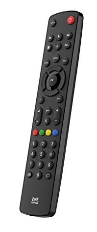One For All Contour TV Universal Fernbedienung TV - Steuerung von TV - Smart TV - Funktioniert rt mit allen Herstellermarken – URC1210 - Preisvergleich