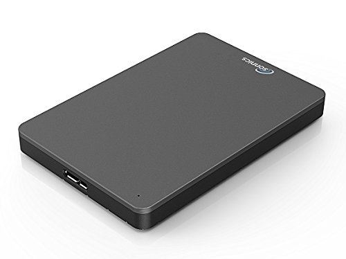 Sonnics 500GB Dunkelgrau Externe tragbare Festplatte USB 3.0 super schnelle Übertragungsgeschwindigkeit für den Einsatz mit Windows PC, Apple Mac, XBOX ONE und PS4 Fat32