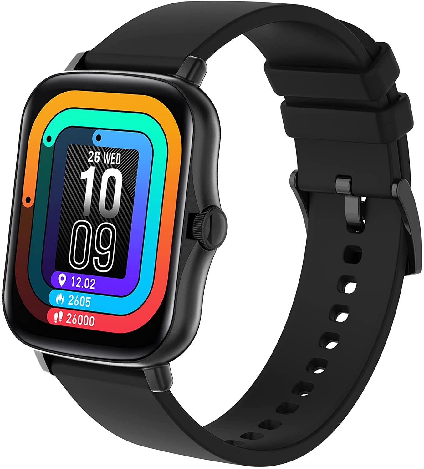 FontaFit 480CH Talis Smartwatch Unisex, Einheitsgröße, Schwarz