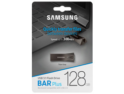 Samsung MUF-128BE4-EU BAR Plus 128 GB Typ-A USB 3.1 Flash Drive Titan Gray