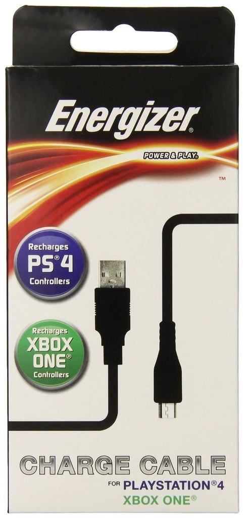 PS4 - USB- Ladekabel Energizer 1,8m (für PS4 & Xbox One)